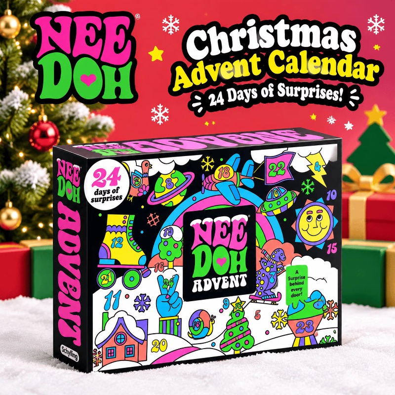 Kids Toys Xmas - Kalender Hitung Mundur Natal 2026 NeeDoh,