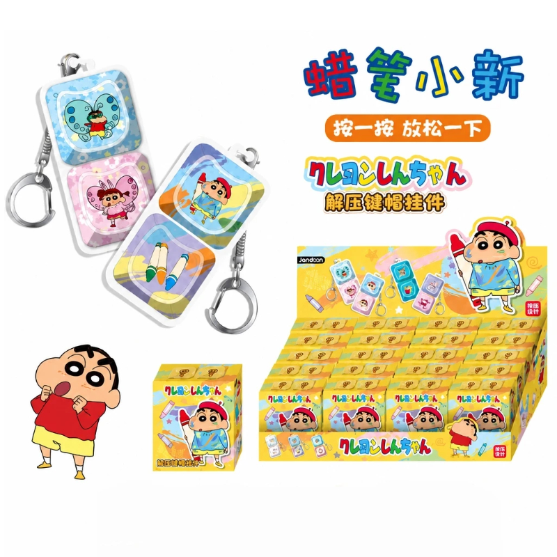 Kids Toys 3 Year Old - Gantungan Kunci Kotak Misteri Crayon Shin