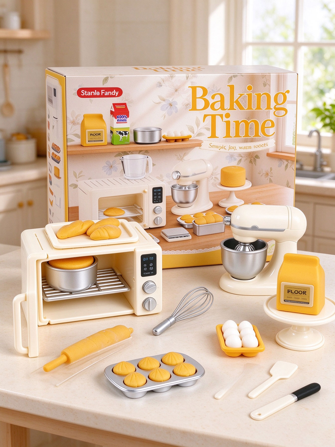 Kids Toys Kitchen Set - Set Mainan Miniatur Dapur Rumah Boneka