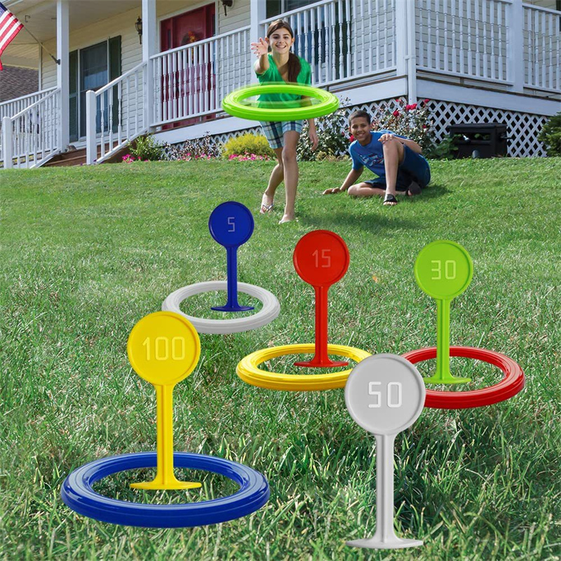 Permainan Lempar Cincin Plasti - Kids Yard Toys ulasan dan harga