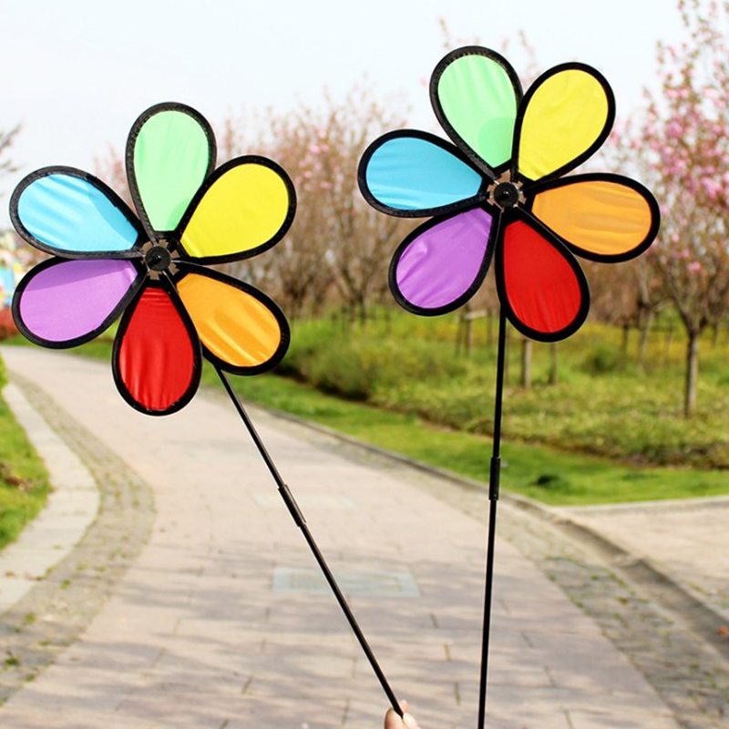 1 buah kincir angin warna-warn - Kids Yard Toys ulasan dan harga