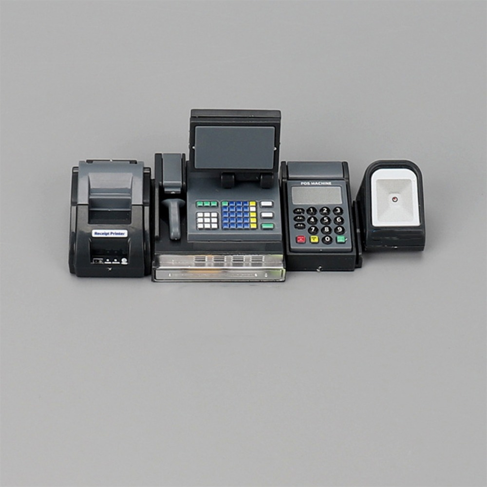 Mesin Kasir Miniatur DIY Hitam - Toy Cash Register ulasan dan harga