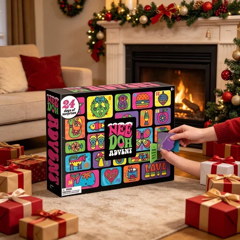 Kalender Advent NEEDOH, 24 Kot - Kids Toys Xmas ulasan dan harga