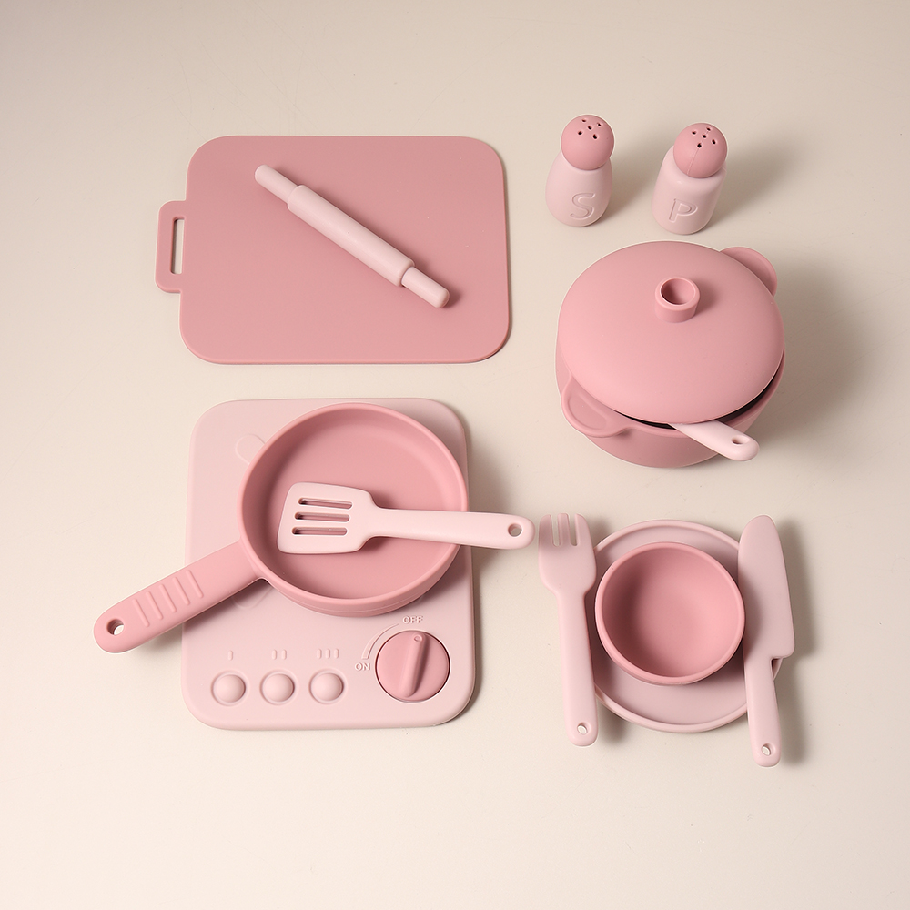 13 Pcs Set Mainan Silikon Pera - Kids Toys Kitchen Set ulasan dan harga