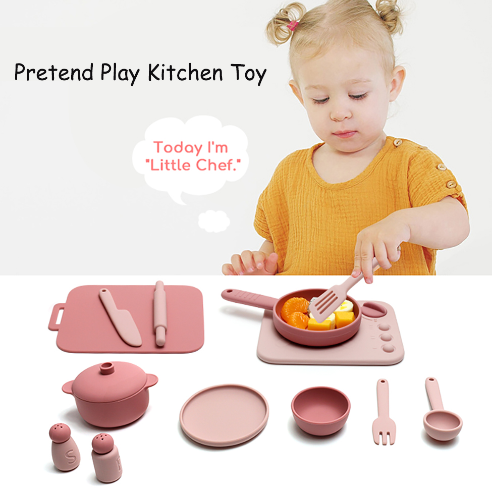 13 Pcs Set Mainan Silikon Pera - Kids Toys Kitchen Set ulasan dan harga