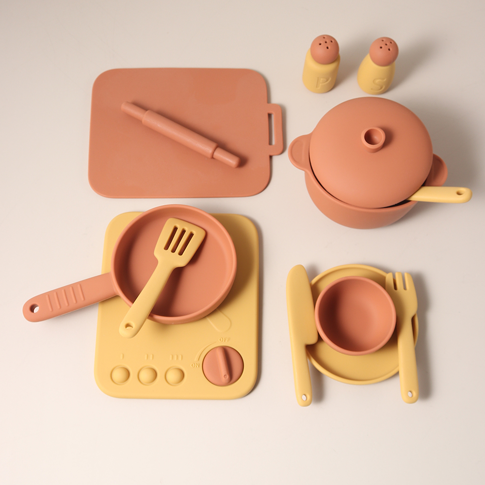13 Pcs Set Mainan Silikon Pera - Kids Toys Kitchen Set ulasan dan harga